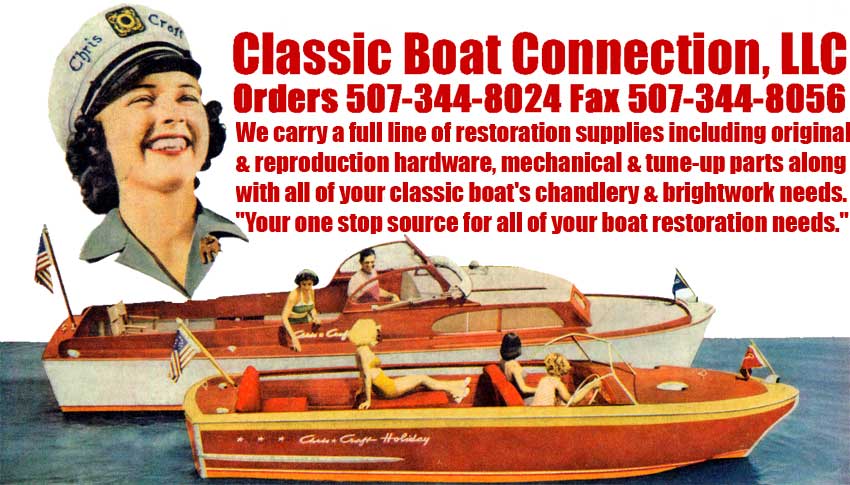 Classic Chris Craft Wooden Boat