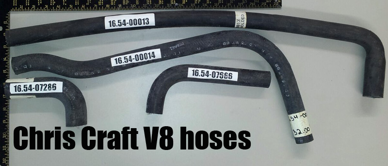 Chris Craft V8 hoses