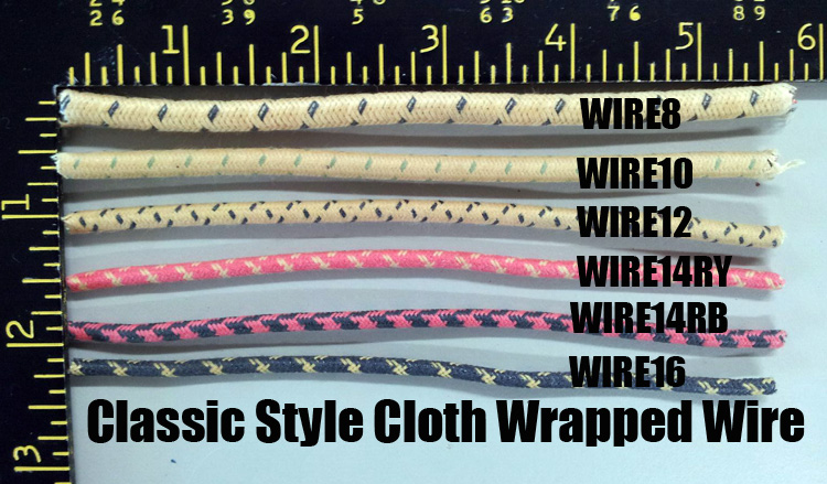 classic cloth wrapped wire